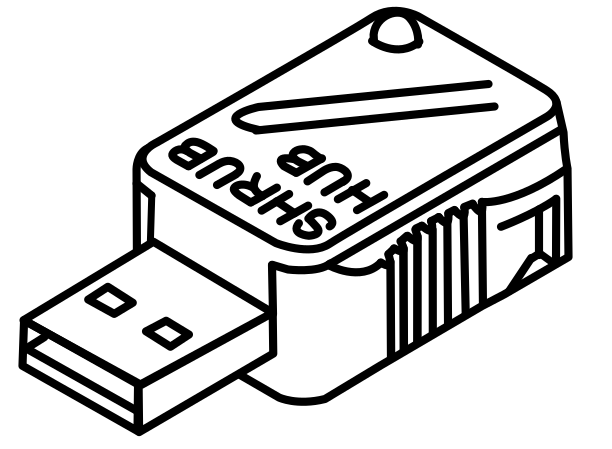 Shrub Hub — Shrub Hub Lineart Detailed