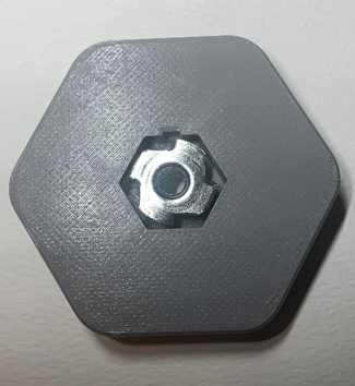 Open Universal Mounting Plate — Aligned Tee Nut