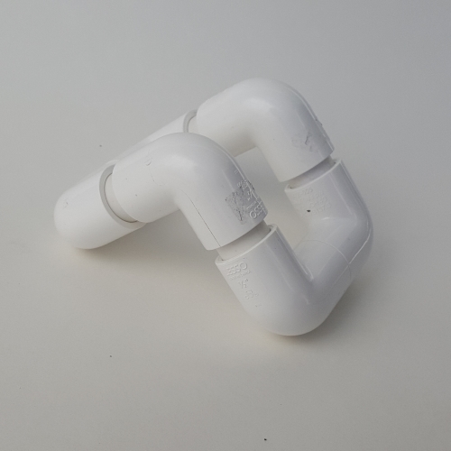 PVC Accessible Mounting System — Small Button Mount Angled